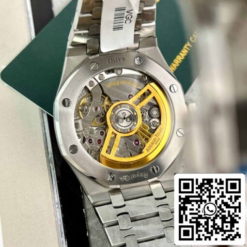 Replica Audemars Piguet Royal Oak 15400ST.OO.1220ST.01 Custom Moissanite Diamonds - immagine 14