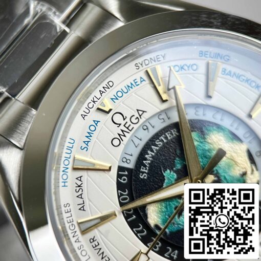 Omega Seamaster 220.93.43.22.99.001 Aqua-Terra Worldtimer 43 - Best 1:1 Edition - Imagen 5