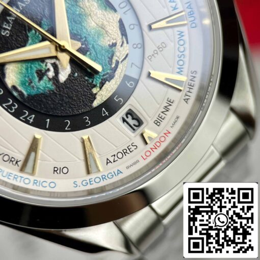 Omega Seamaster 220.93.43.22.99.001 Aqua-Terra Worldtimer 43 - Best 1:1 Edition - Imagen 6