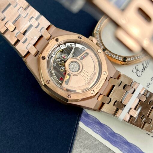 Audemars Piguet Royal Oak 77351OR.ZZ.1261OR.01 Best 1:1 Edition with gold and diamonds - immagine 9