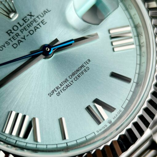 Rolex Day Date M228236-0012 Platinum Roman Dial Best 1:1 Edition GM Factory V2 — изображение 7