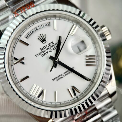 Rolex Day Date 40mm 228238  President White Roman Best 1:1 Edition GM Factory V2 — изображение 9