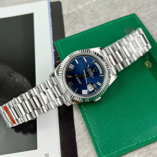 Rolex Day Date M228236-0007 1:1 Best Edition GM Factory V2 Blue Dial — изображение 7