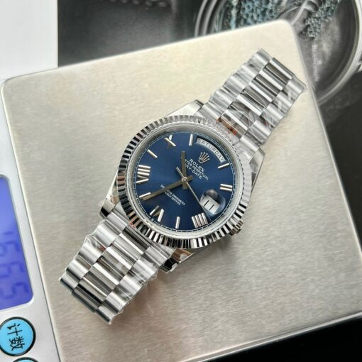 Rolex Day Date M228236-0007 1:1 Best Edition GM Factory V2 Blue Dial — изображение 3