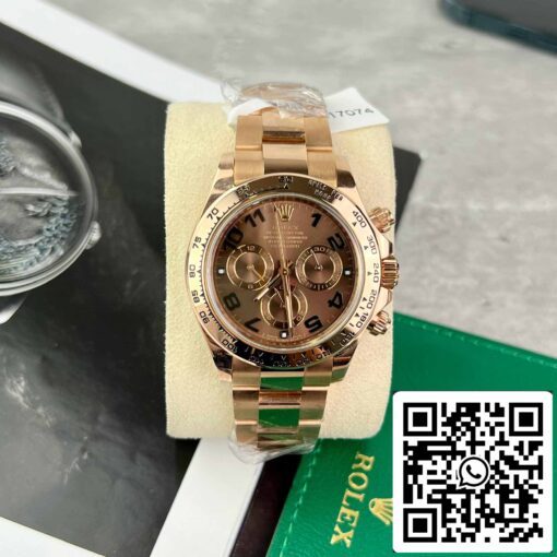 Rolex Daytona 116515 Rose Gold Chocolate Arabic Dial - BT Factory best 1:1 edition - 이미지 2