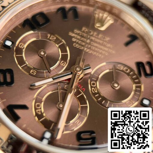 Rolex Daytona 116515 Rose Gold Chocolate Arabic Dial - BT Factory best 1:1 edition - 이미지 7