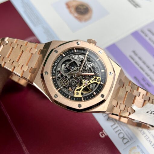 Audemars Piguet Royal Oak 15407OR.OO.1220OR.01 Best 1:1 Edition 18k Rosegold wrapped - Imagen 3