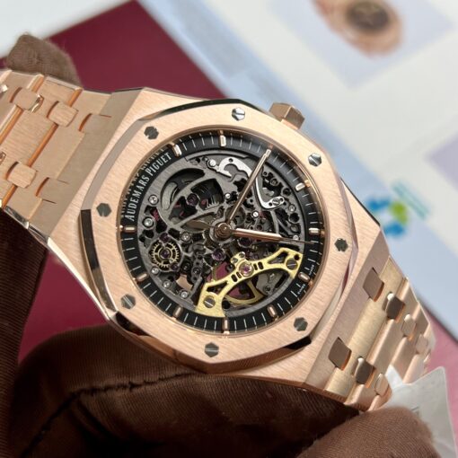 Audemars Piguet Royal Oak 15407OR.OO.1220OR.01 Best 1:1 Edition 18k Rosegold wrapped - Imagen 6