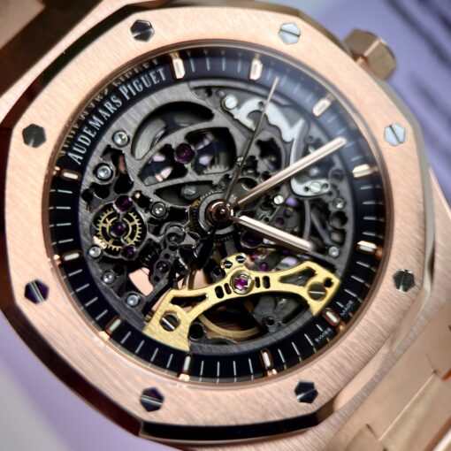 Audemars Piguet Royal Oak 15407OR.OO.1220OR.01 Best 1:1 Edition 18k Rosegold wrapped - Imagen 7