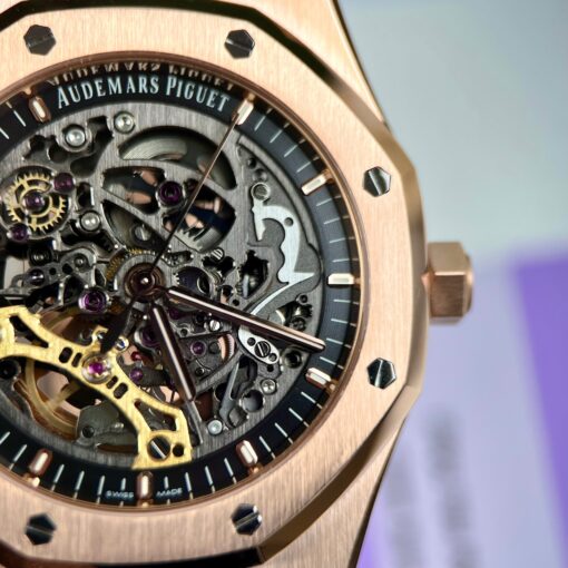 Audemars Piguet Royal Oak 15407OR.OO.1220OR.01 Best 1:1 Edition 18k Rosegold wrapped - Imagen 9