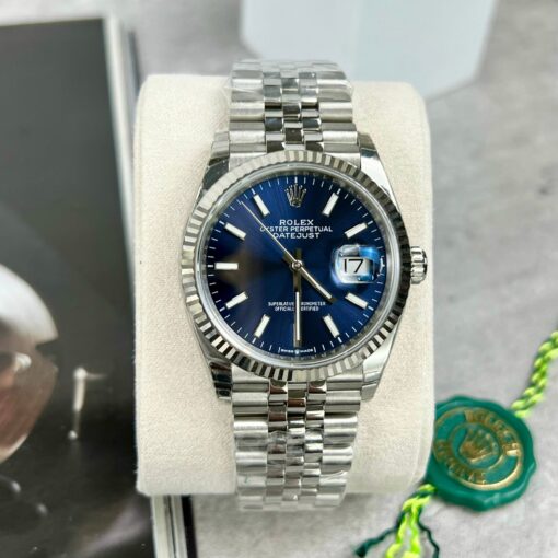 Rolex Datejust M126234-0017 Oystersteel 1:1 Best Edition EW Factory Blue Dial - Imagen 3