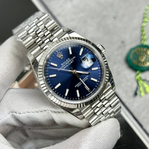 Rolex Datejust M126234-0017 Oystersteel 1:1 Best Edition EW Factory Blue Dial - Imagen 11