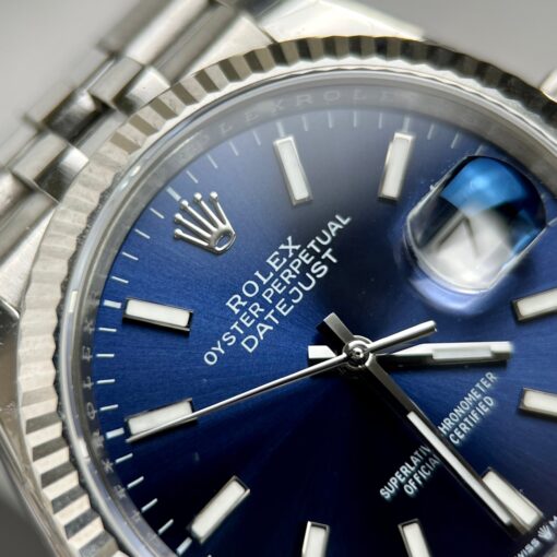 Rolex Datejust M126234-0017 Oystersteel 1:1 Best Edition EW Factory Blue Dial - Imagen 7