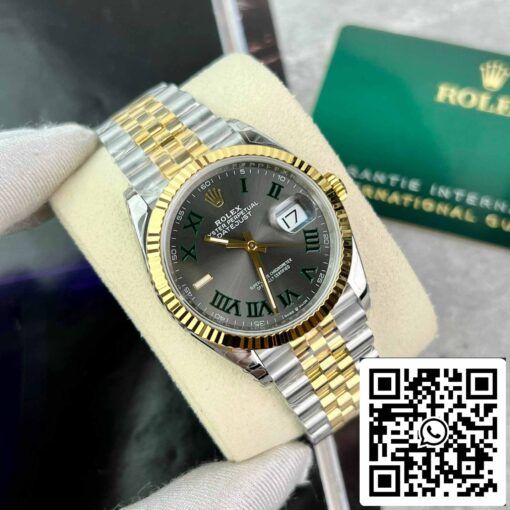 Replica Rolex Datejust 36 126233 Wimbledon Dial Best 1:1 Edition VS Factory - Image 7