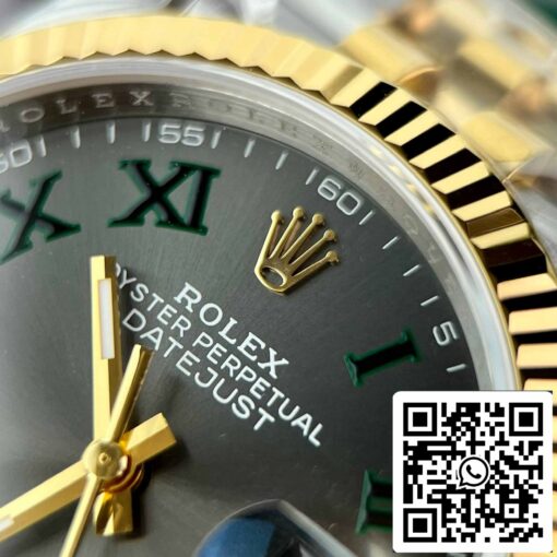 Replica Rolex Datejust 36 126233 Wimbledon Dial Best 1:1 Edition VS Factory - Image 10