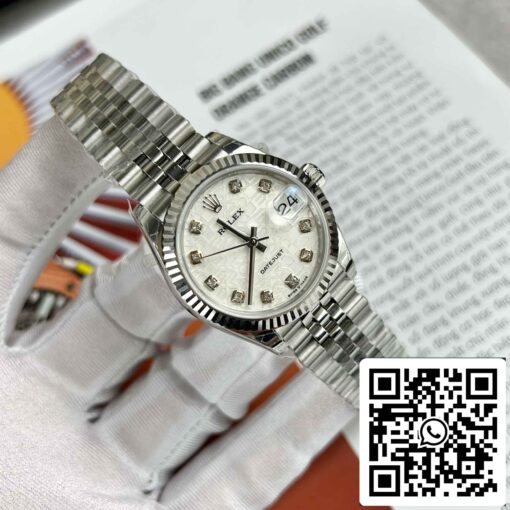 Replica Rolex Datejust M278274-0006 Oystersteel Meteorite dial 31mm EW Factory - immagine 12