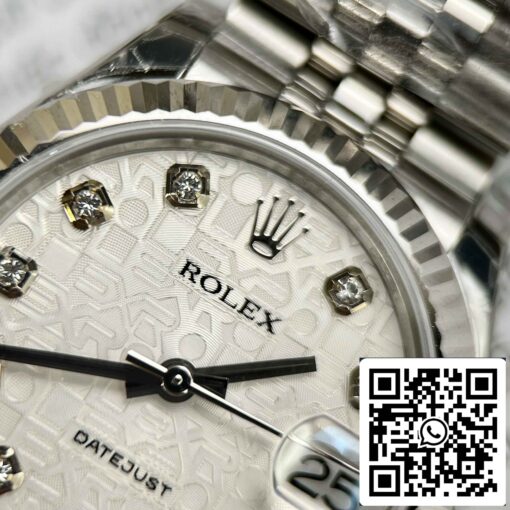 Replica Rolex Datejust M278274-0006 Oystersteel Meteorite dial 31mm EW Factory - immagine 8