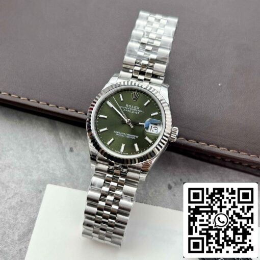 Replica Rolex Datejust 31 278274-0018 EW Factory 31mm Olive dial - immagine 9