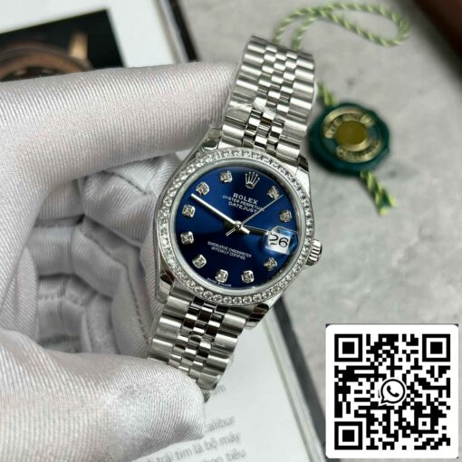 Replica Rolex Datejust M126284RBR-0029 Oystersteel 31mm EW Factory – Bild 10