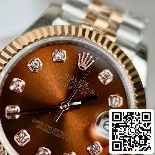 Replica Rolex Lady-Datejust M279171-0011 Oystersteel EW Factory Best Edition 31mm - Image 8