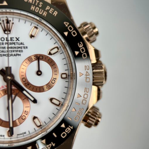 Rolex Daytona M116505-0010  1:1 Best Edition BT Factory Rose Gold Rubber Strap - Image 4