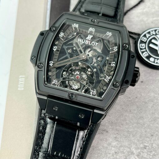 Replica Hublot Masterpiece Tourbillon 906.ND.0129.VR.AES12 1:1 Best Edition Black PVD Swiss HUB 9006 - 이미지 4