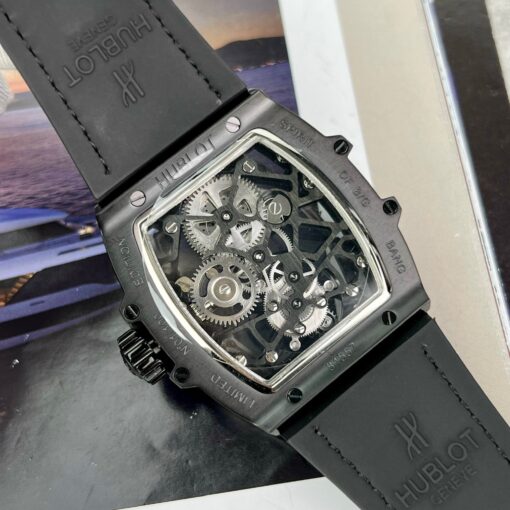 Replica Hublot Masterpiece Tourbillon 906.ND.0129.VR.AES12 1:1 Best Edition Black PVD Swiss HUB 9006 - 이미지 9