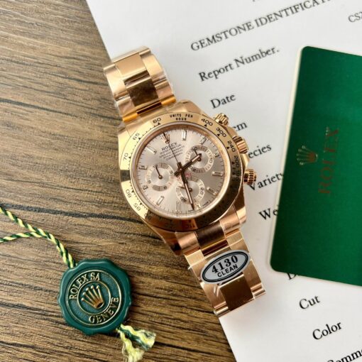 Rolex Cosmograph Daytona 40mm Everose gold 116505 1:1 Best Edition Clean Factory Newest Version - Image 3