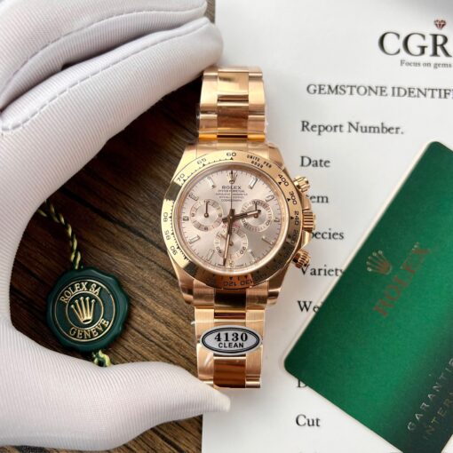 Rolex Cosmograph Daytona 40mm Everose gold 116505 1:1 Best Edition Clean Factory Newest Version - Image 4