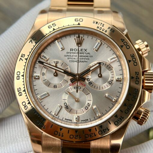 Rolex Cosmograph Daytona 40mm Everose gold 116505 1:1 Best Edition Clean Factory Newest Version - Image 6