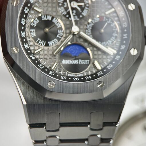 Audemars Piguet Royal Oak 26579CE.OO.1225CE.01 1:1 Best Edition APS Factory Black Dial - Imagen 4