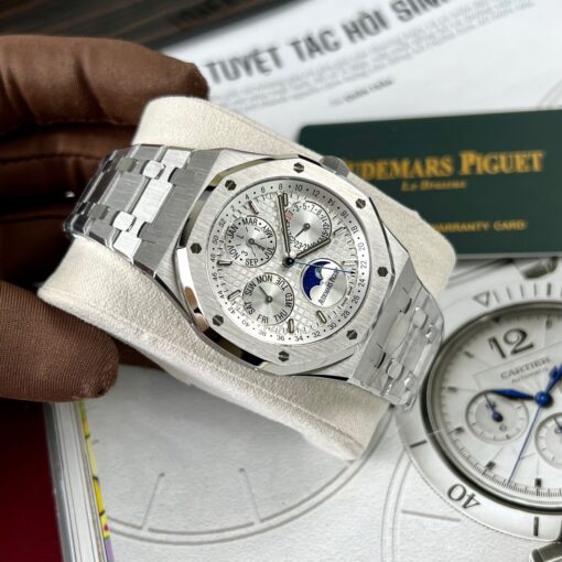 Audemars Piguet Royal Oak 26574ST.OO.1220ST.001 1:1 Best Edition APS Factory White Dial — изображение 2