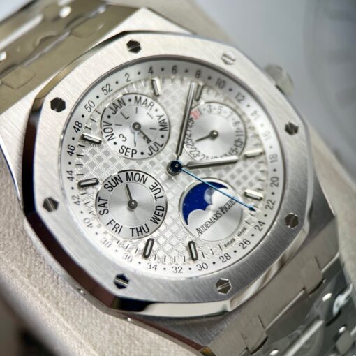 Audemars Piguet Royal Oak 26574ST.OO.1220ST.001 1:1 Best Edition APS Factory White Dial — изображение 6