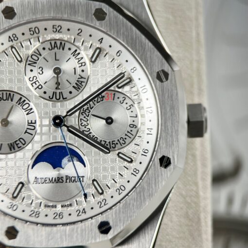 Audemars Piguet Royal Oak 26574ST.OO.1220ST.001 1:1 Best Edition APS Factory White Dial — изображение 7