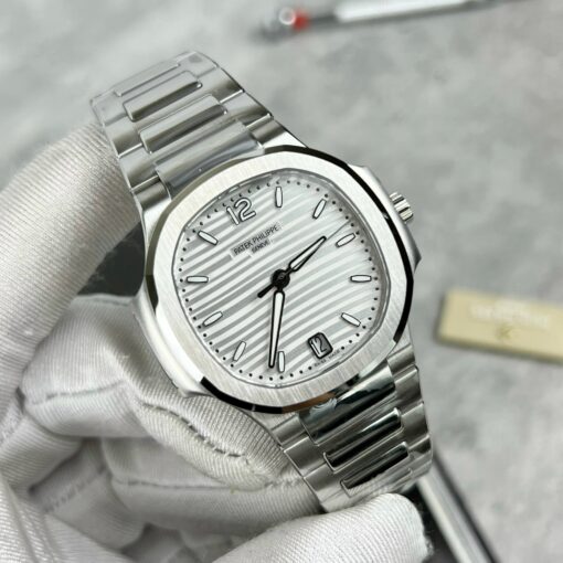 Patek Philippe Nautilus Ladies 7118/1A-010 3K Factory 1:1 Best Edition Swiss ETA324 - immagine 2