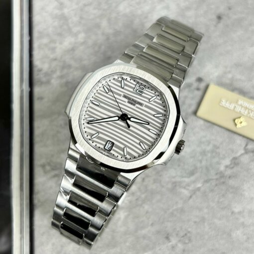 Patek Philippe Nautilus Ladies 7118/1A-010 3K Factory 1:1 Best Edition Swiss ETA324 - immagine 4