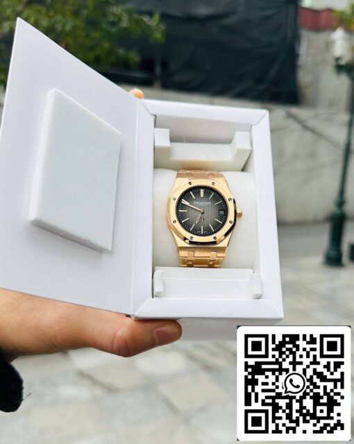 Audemars Piguet Royal Oak 16202OR.OO.1240OR.01 1:1 Best Edition ZF Factory Gray Dial - immagine 9