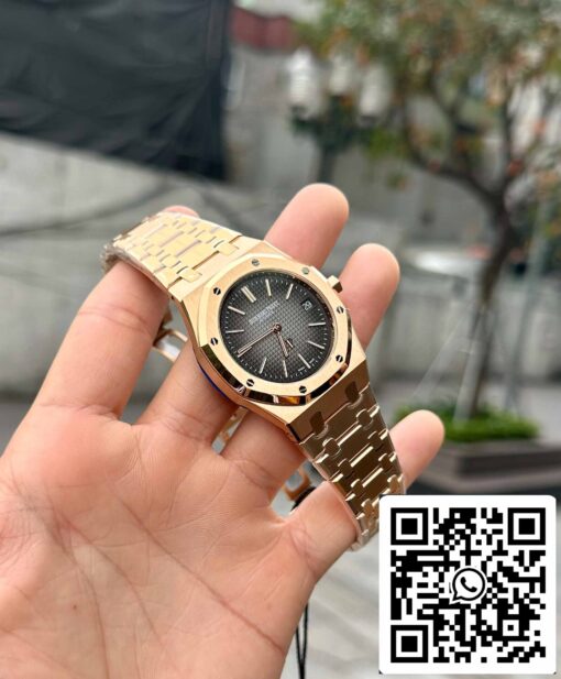 Audemars Piguet Royal Oak 16202OR.OO.1240OR.01 1:1 Best Edition ZF Factory Gray Dial - immagine 4