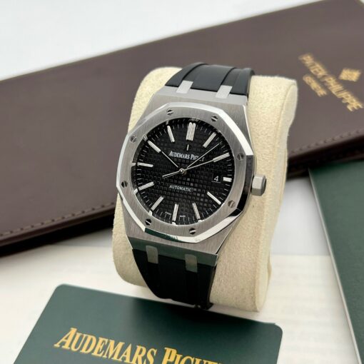 Audemars Piguet Royal Oak 15400 1:1 Best Edition APS Factory Black Dial - immagine 3