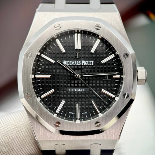 Audemars Piguet Royal Oak 15400 1:1 Best Edition APS Factory Black Dial - immagine 6