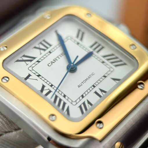 Cartier De Santos W2SA0016 35MM 1:1 Best Edition BV Factory White Dial newest 2024 version - Image 8