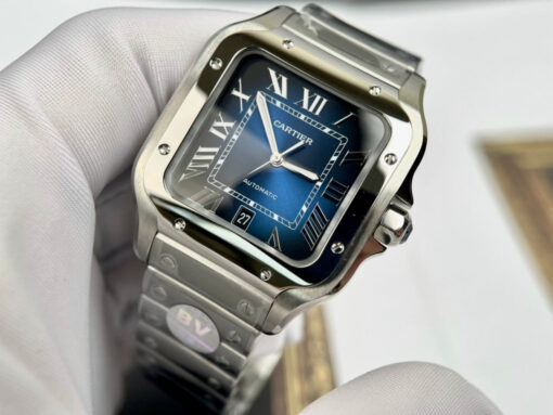 Cartier De Santos WSSA0013 2018 BV Factory 1:1 Best Edition Blue Dial newest version - Image 2