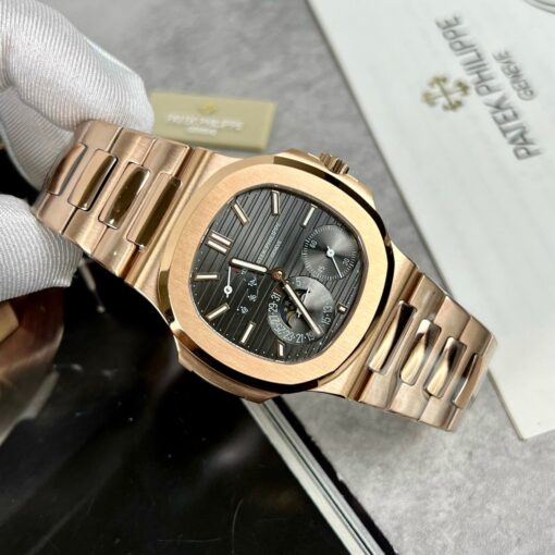 Patek Philippe Nautilus 5712/1R-001 1:1 Best Edition GR Factory Grey Dial Rose Gold - Image 7