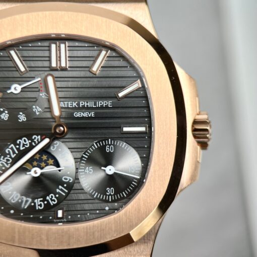 Patek Philippe Nautilus 5712/1R-001 1:1 Best Edition GR Factory Grey Dial Rose Gold - Image 13