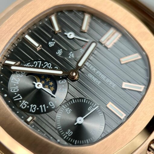 Patek Philippe Nautilus 5712/1R-001 1:1 Best Edition GR Factory Grey Dial Rose Gold - Image 17