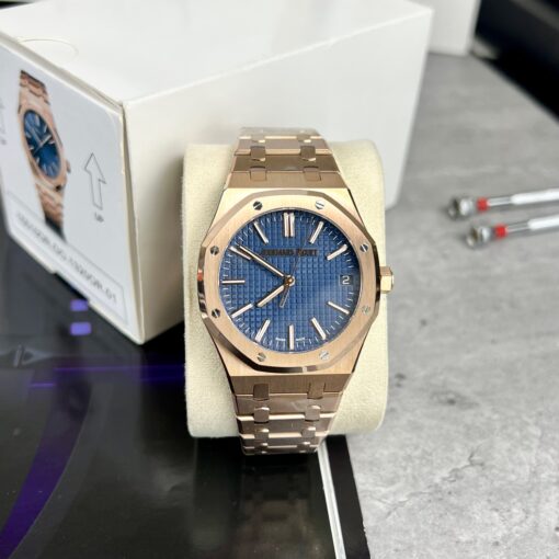 Audemars Piguet Royal Oak 15510 1:1 Best Edition APS Factory Blue Dial rose gold