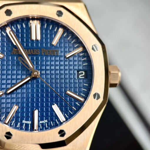 Audemars Piguet Royal Oak 15510 1:1 Best Edition APS Factory Blue Dial rose gold - Image 7