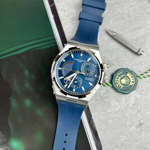 Vacheron Constantin Overseas 47450/000W-9511 TWA Factory 1:1 Best Edition Blue Dial Rubber Strap - Image 3