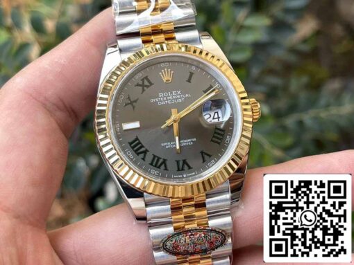 Rolex Datejust M126333-0020 1:1 Best Edition Clean Factory 41mm Wimbledon Dial - Image 9