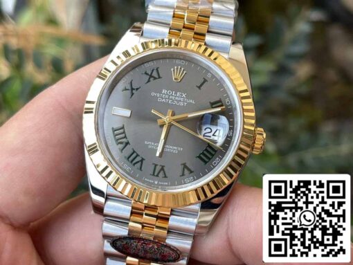 Rolex Datejust M126333-0020 1:1 Best Edition Clean Factory 41mm Wimbledon Dial - Image 8